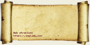 Anđelija Perušinović vizit kartica